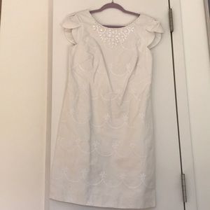 White Lilly Pulitzer Shift Dress